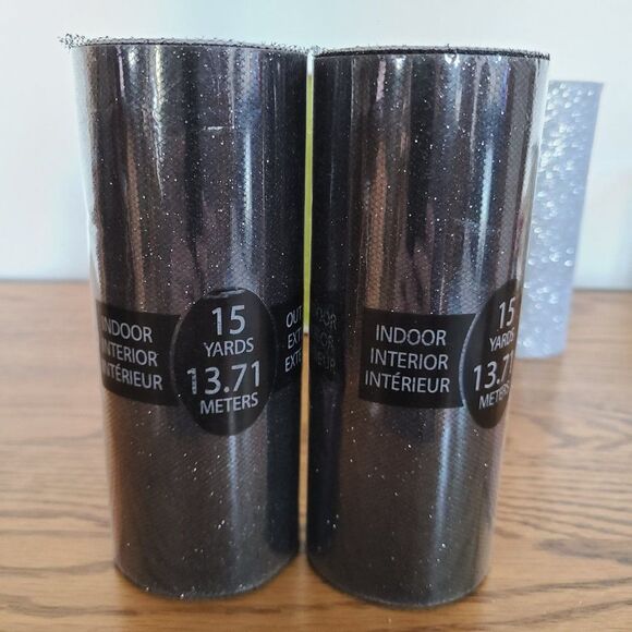 Christmas Crafts Lot - Includes Tulle, Ribbon, and Bulk Ornaments For Crafting - Picture 6 of 16